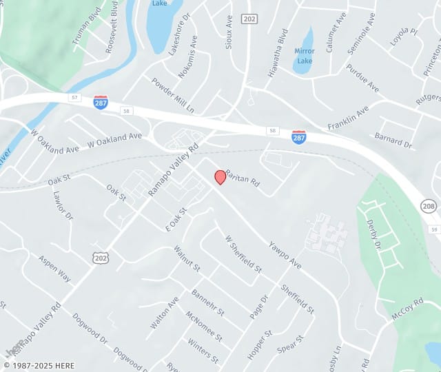Location Map: 43 Yawpo Ave, Suite 7 Oakland, New Jersey 07436
